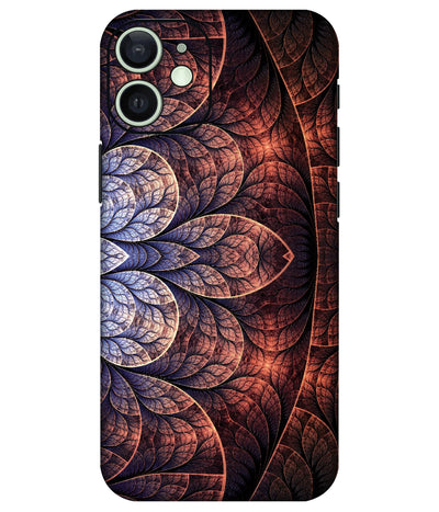 Image of a phone case featuring a mobile skin with a graphic design.