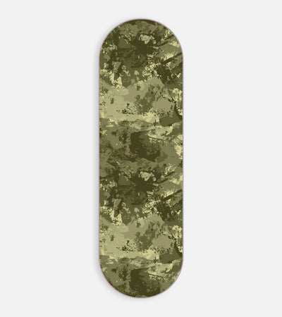 Mobile phone grip slider with a colorful design on a white background