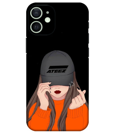 Image of a phone case featuring a mobile skin with a graphic design.