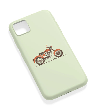 An angled view of a soft silicone case featuring a vibrant design.