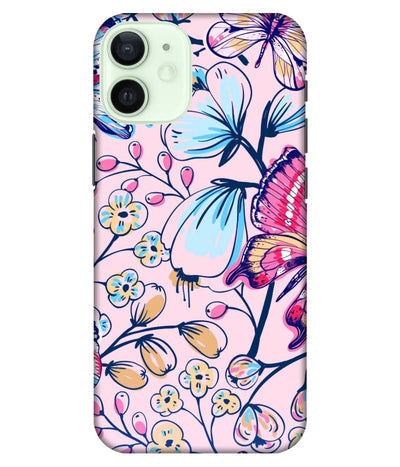 A product shot of a slim hard case with a colorful design.