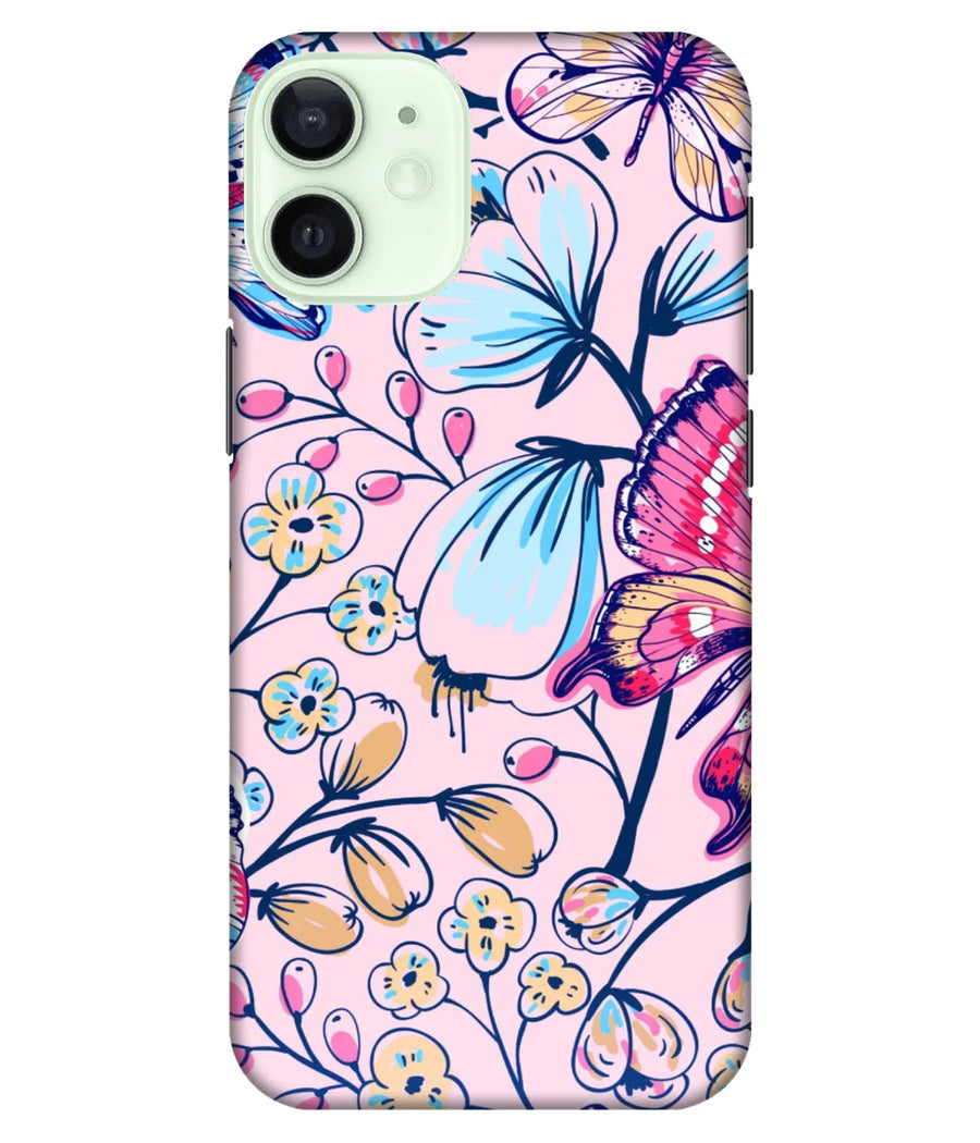 Butterfly Pattern Slim Hard Case