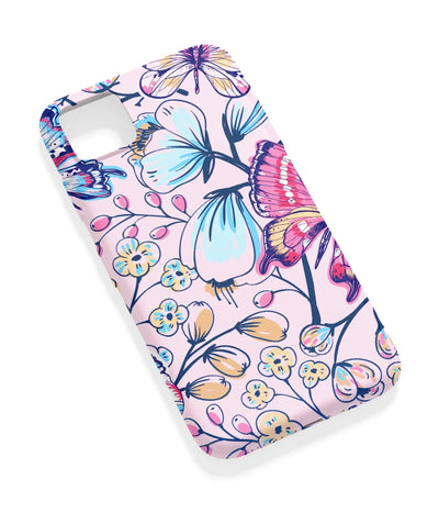 An angled view of a soft silicone case featuring a vibrant design.