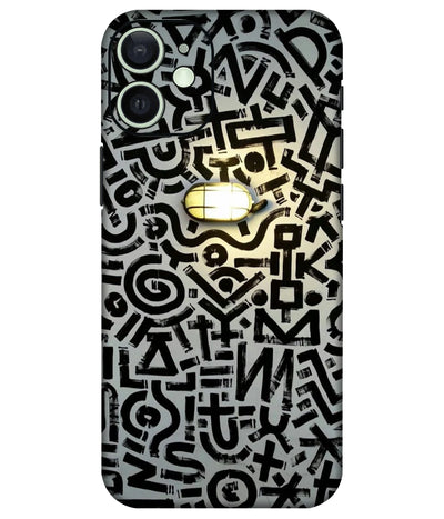 Image of a phone case featuring a mobile skin with a graphic design.
