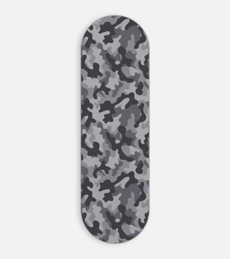 Mobile phone grip slider with a colorful design on a white background