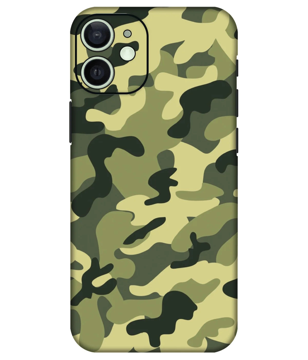 Image of a phone case featuring a mobile skin with a graphic design.