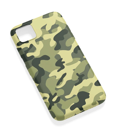 An angled view of a soft silicone case featuring a vibrant design.