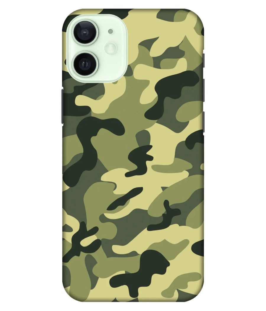Camouflage Dark Green Slim Hard Case