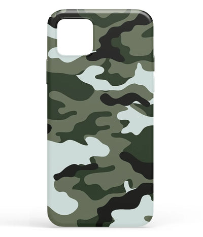 A front-on view of soft silicone phone case with a colorful design.