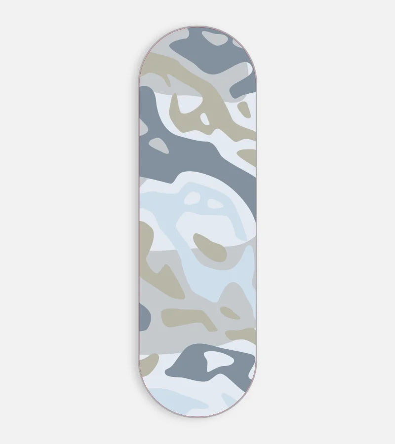 Mobile phone grip slider with a colorful design on a white background