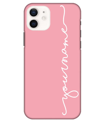 A product shot of a slim hard case with a customizable name.