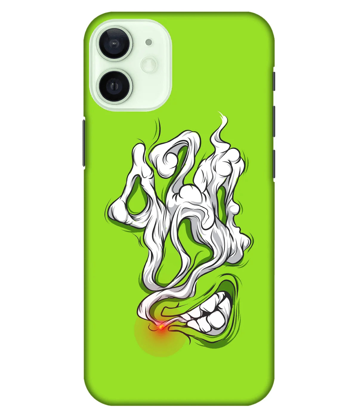 A product shot of a slim hard case with a colorful design.
