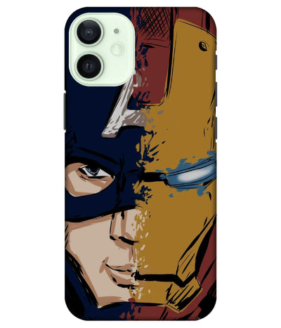 A product shot of a slim hard case with a colorful design.