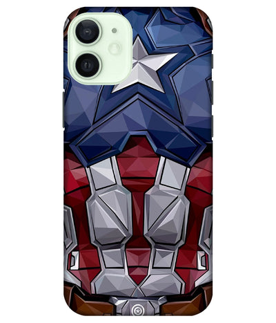 A product shot of a slim hard case with a colorful design.