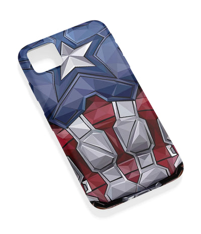 An angled view of a soft silicone case featuring a vibrant design.