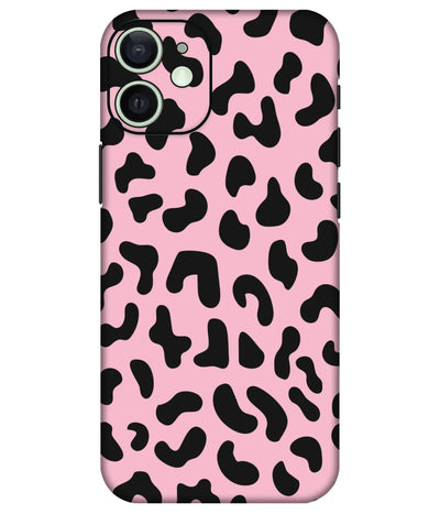 Image of a phone case featuring a mobile skin with a graphic design.