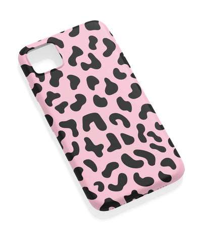 An angled view of a soft silicone case featuring a vibrant design.
