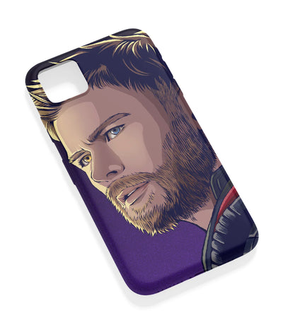 An angled view of a soft silicone case featuring a vibrant design.