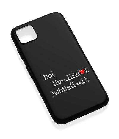 An angled view of a soft silicone case featuring a vibrant design.