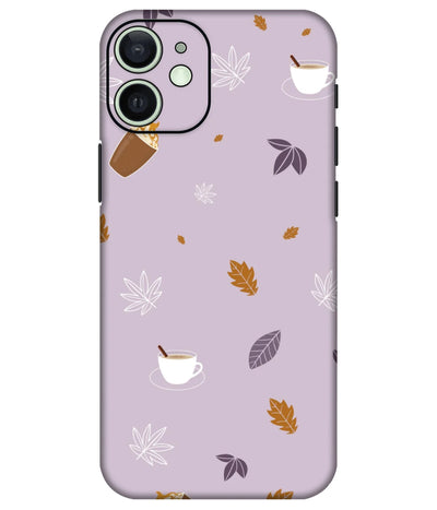 Image of a phone case featuring a mobile skin with a graphic design.