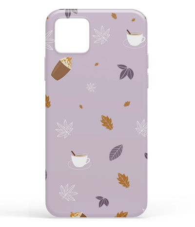 A front-on view of soft silicone phone case with a colorful design.