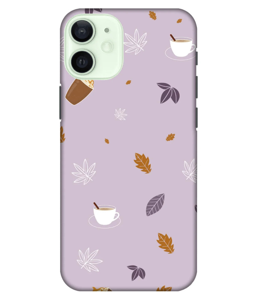 Coffee Tea Pattern Slim Hard Case