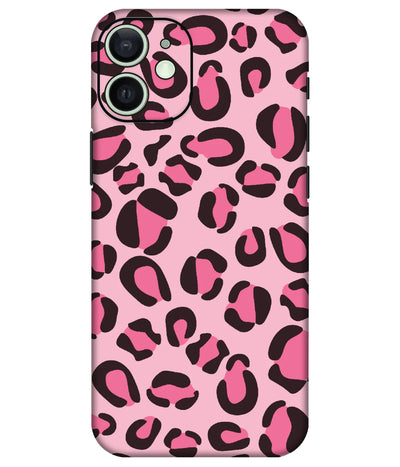 Image of a phone case featuring a mobile skin with a graphic design.