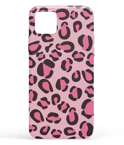 A front-on view of soft silicone phone case with a colorful design.
