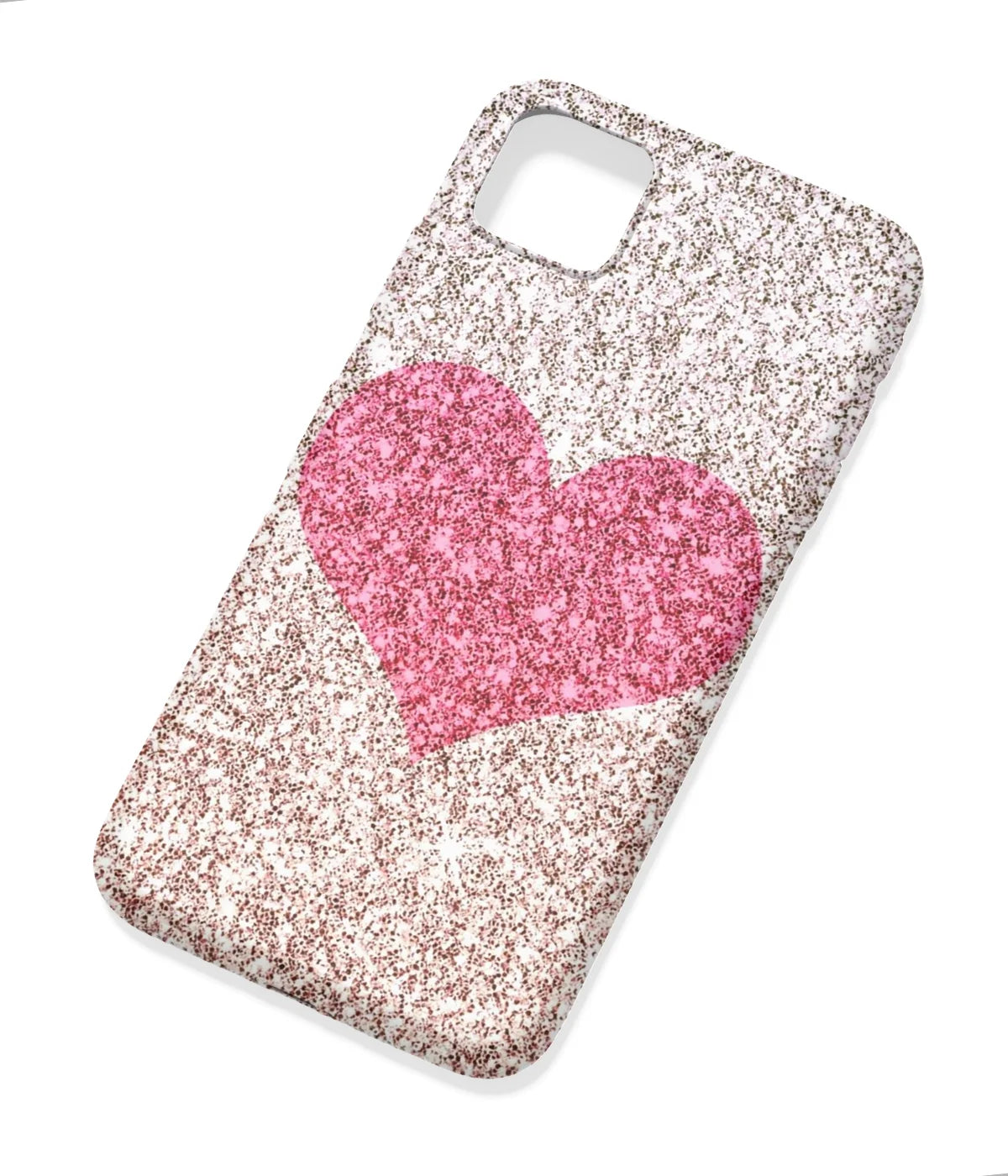 An angled view of a soft silicone case featuring a colorful design.