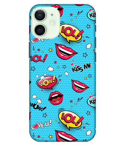 A product shot of a slim hard case with a colorful design.