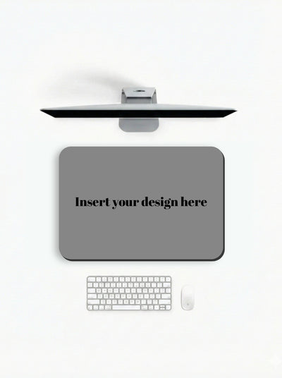 Custom Mouse Pad illustration displaying the "Insert your design here".
