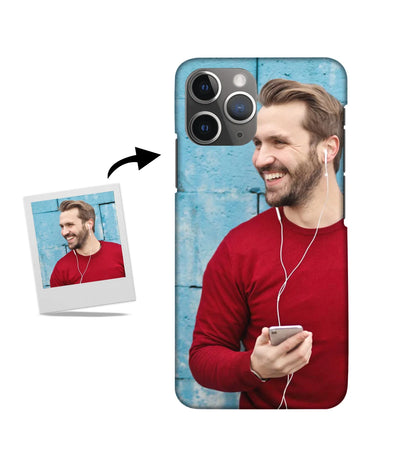Customized iPhone 11 Pro Slim Hard Case showing a personalized photo print.