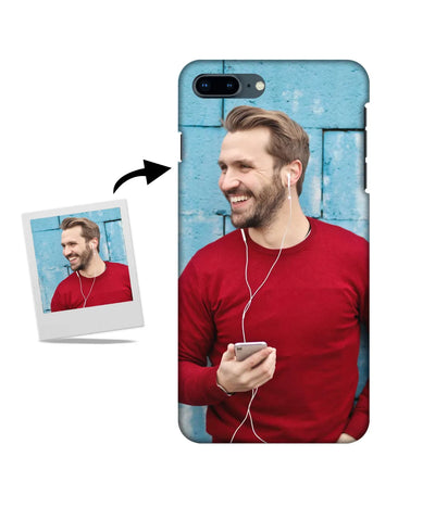 Customized iPhone 7 Plus Slim Hard Case showing a personalized photo print.
