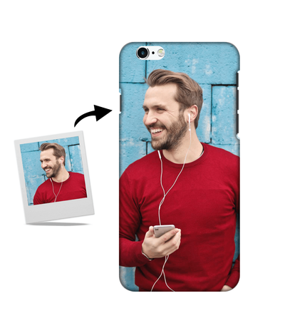 Customized iPhone 7 Slim Hard Case showing a personalized photo print.