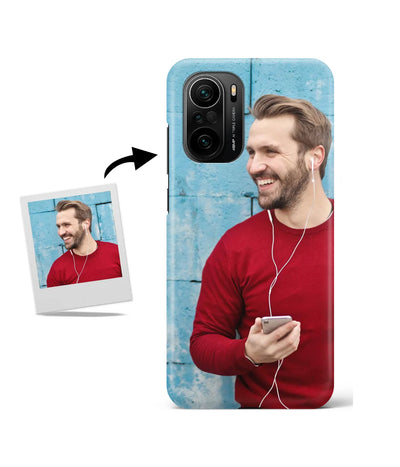 Customized Mi 11X Pro 5G Slim Hard Case showing a personalized photo print.