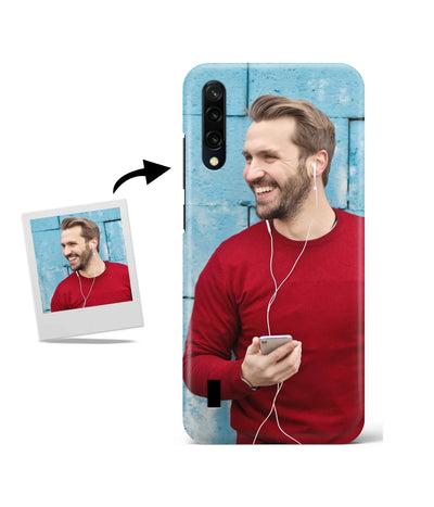 Customized Mi A3 Slim Hard Case showing a personalized photo print.