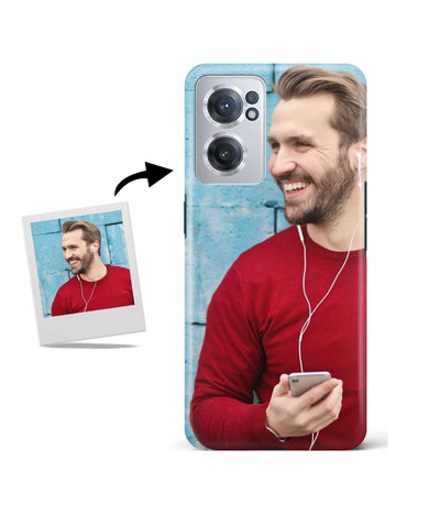 Customized Oneplus Nord CE 2 5G Slim Hard Case showing a personalized photo print.