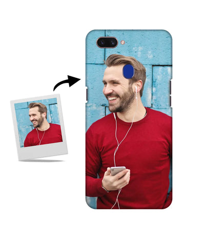 Customized Oppo A5s Slim Hard Case showing a personalized photo print.