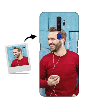 Customized Oppo A9 2020 Slim Hard Case showing a personalized photo print.