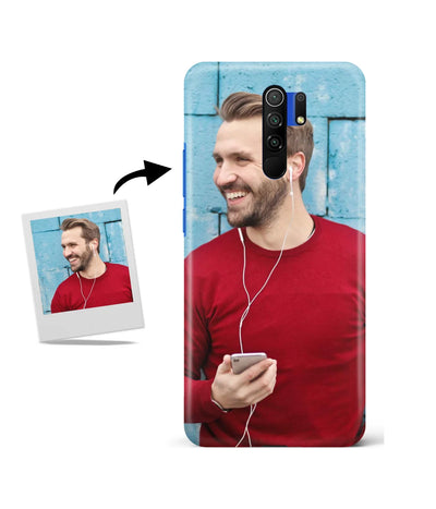 Customized Poco M2 Slim Hard Case showing a personalized photo print.