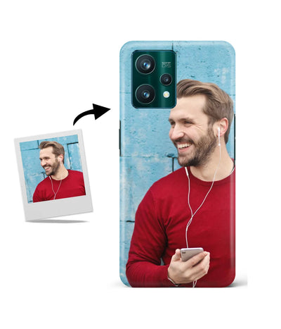 Customized Realme 9 Pro Plus 5G Slim Hard Case showing a personalized photo print.