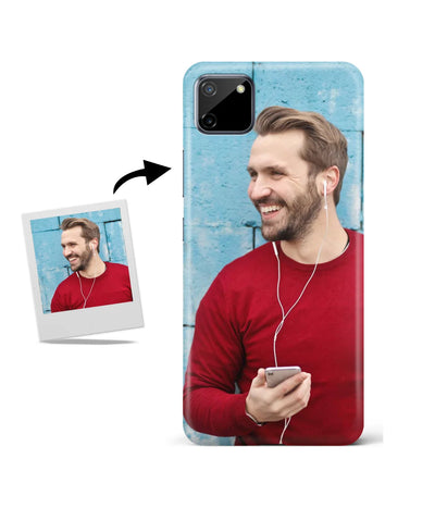 Customized Realme C11 Slim Hard Case showing a personalized photo print.