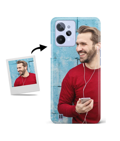 Customized Realme C31 Slim Hard Case showing a personalized photo print.