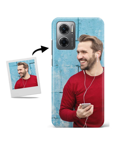 Customized Redmi 11 Prime 5G Slim Hard Case showing a personalized photo print.