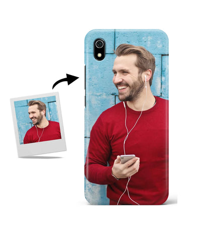 Customized Redmi 7A Slim Hard Case showing a personalized photo print.