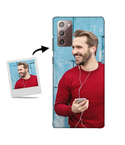 Customized Samsung Note 20 Slim Hard Case showing a personalized photo print.