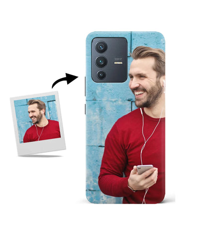 Customized Vivo V23 Pro Slim Hard Case showing a personalized photo print.