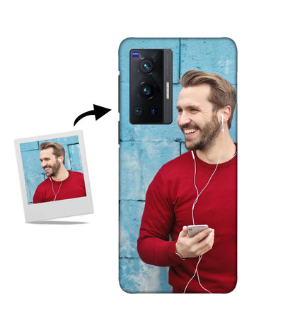 Customized Vivo X70 Pro Slim Hard Case showing a personalized photo print.