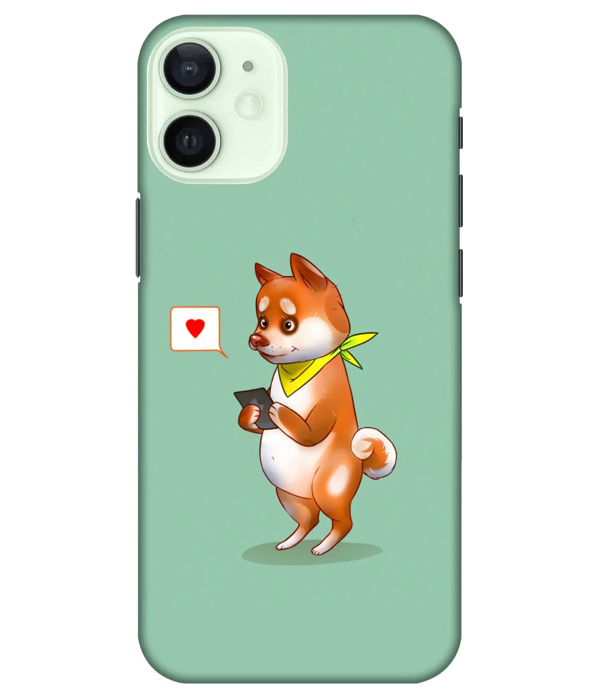 A product shot of a slim hard case with a colorful design.