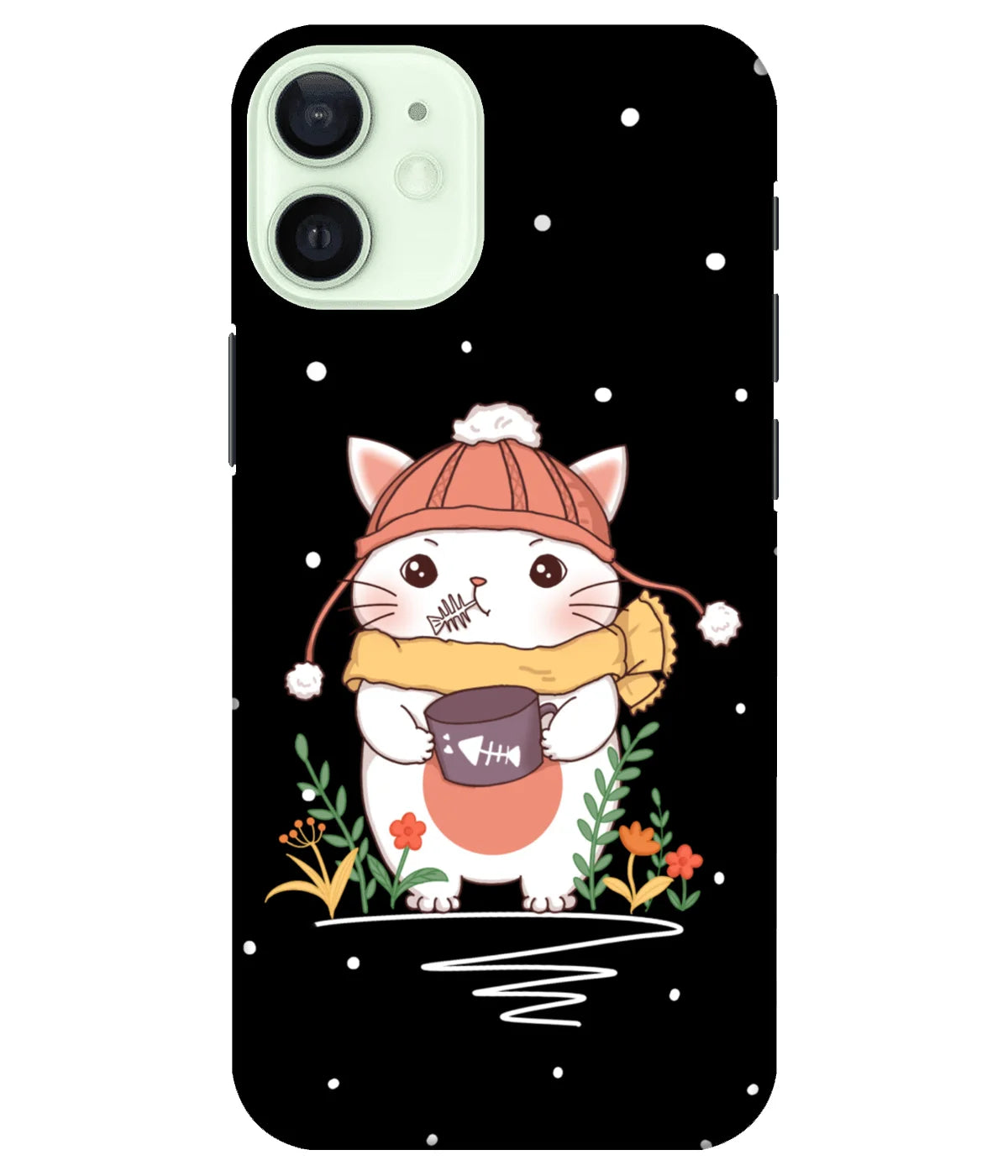 A product shot of a slim hard case with a colorful design.